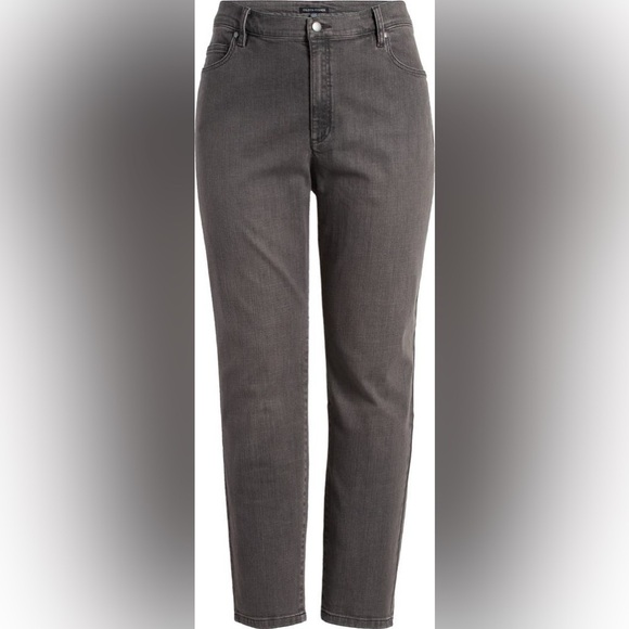 Eileen Fisher Denim - Eileen Fisher Gray medium hi rise jeans organic cotton sustainable closet staple